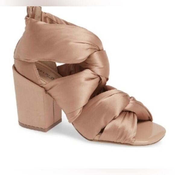 Kelsi Dagger Brooklyn Maddox Knotted Satin Heels-7 - Picture 3 of 13